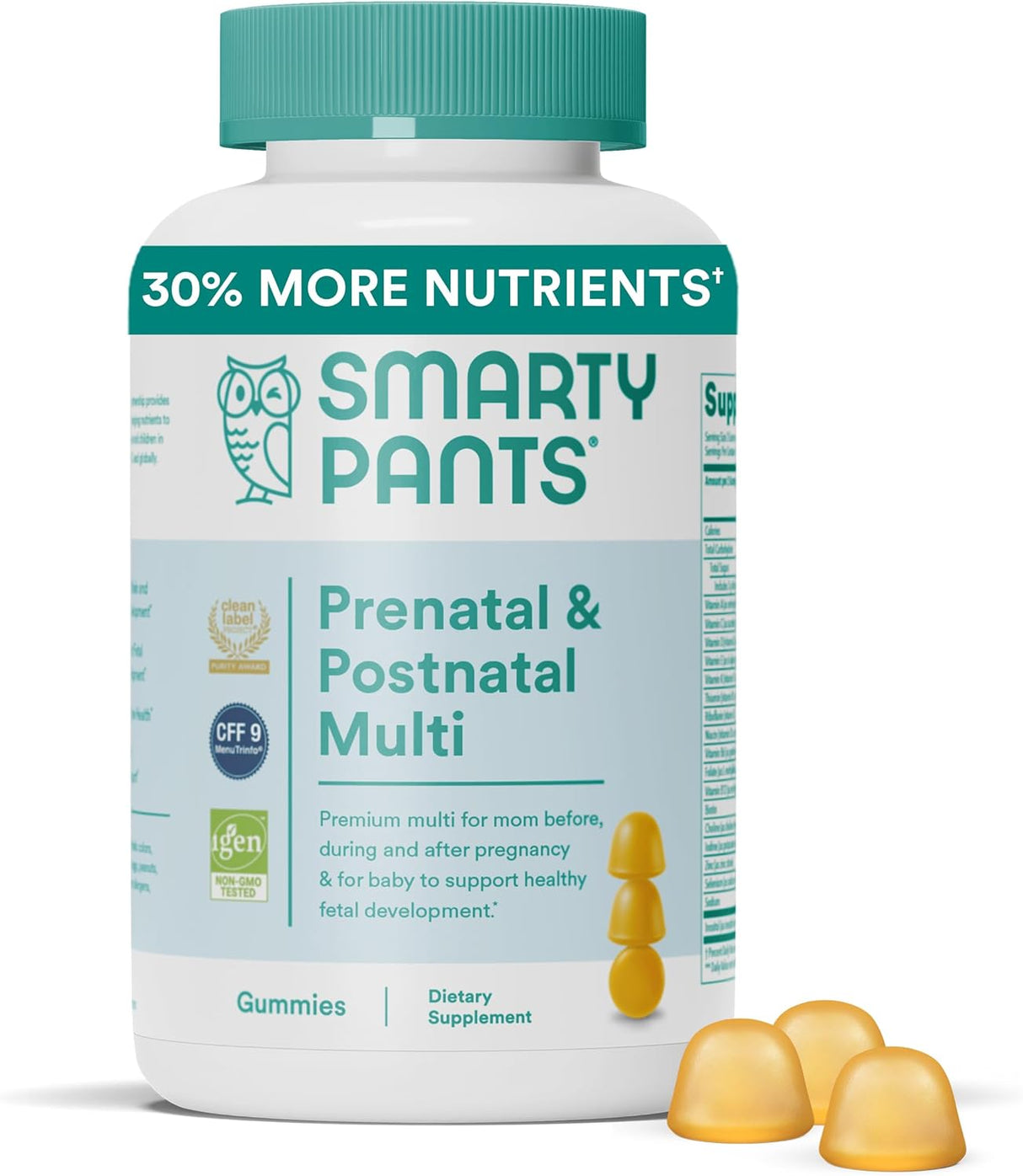 Gomitas Multivitamínicas Prenatales con Biotina y Zinc