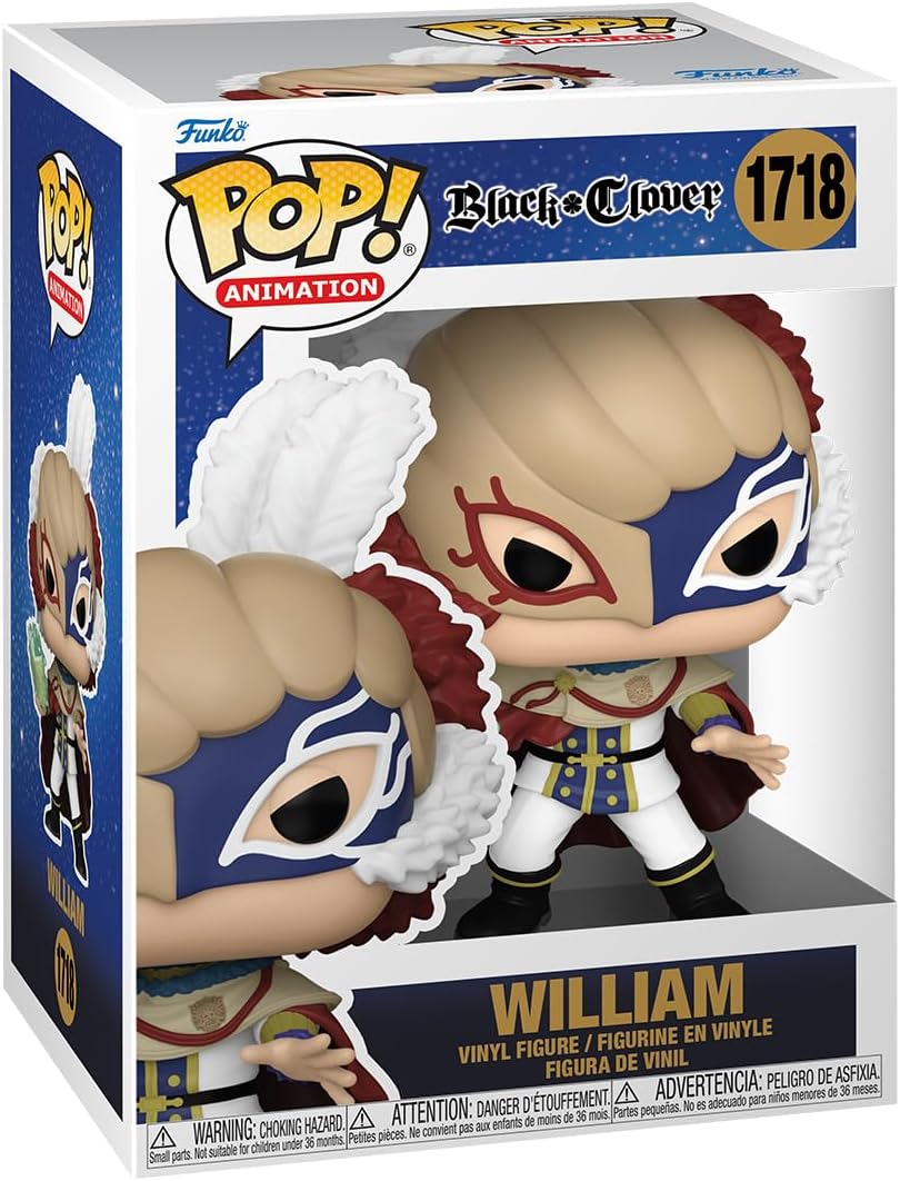 Funko POP! Black Clover - Figura William Vangeance Coleccionable