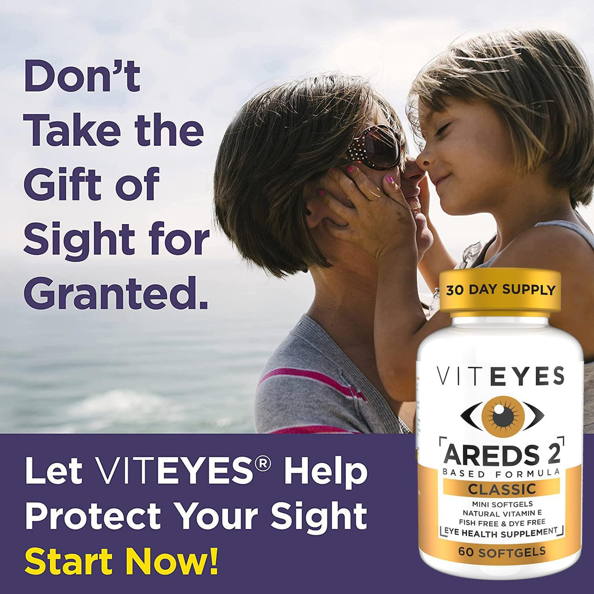 Viteyes AREDS 2 Classic Macular Health Formula Softgels 60u