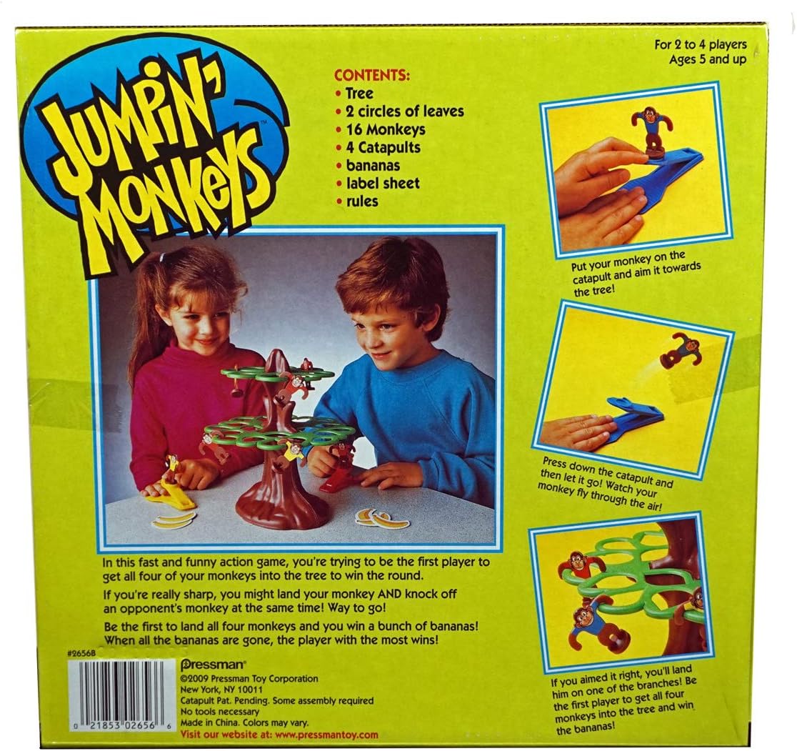Pressman Jumpin' Monkeys: Juego de catapultas para monos 5