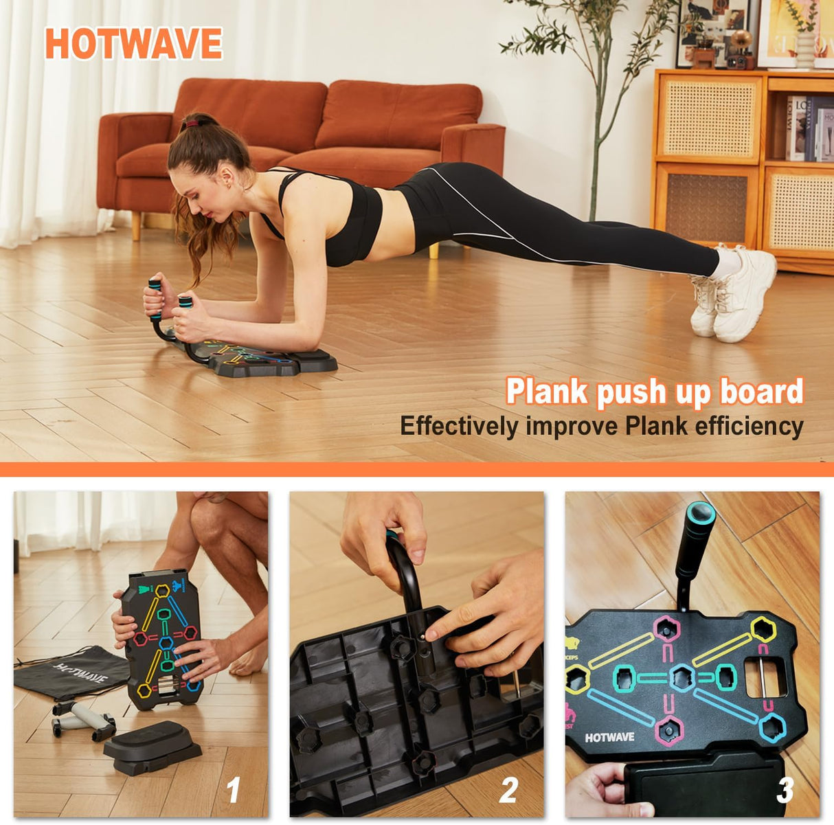 Equipo de Ejercicio HOTWAVE con 20 Accesorios y Bandas