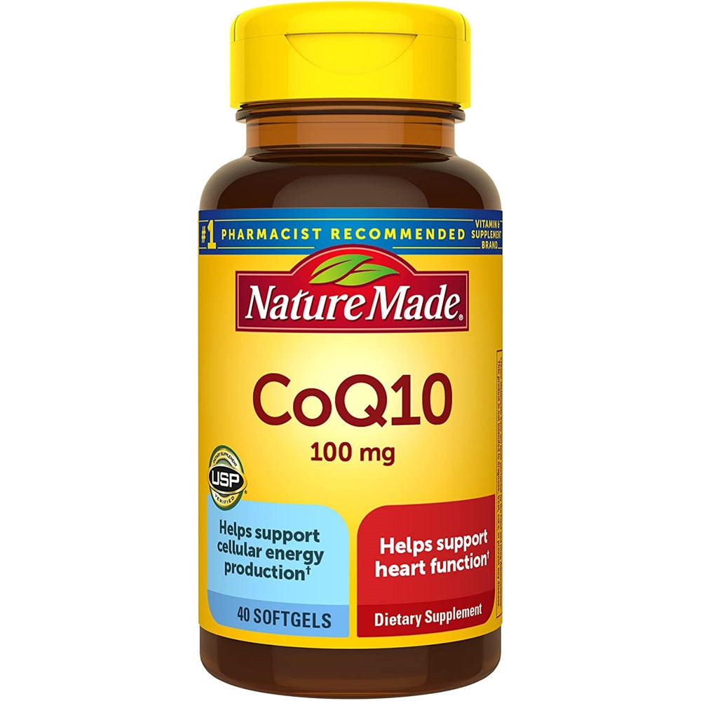 Suplemento CoQ10 100 mg apoyo a la salud del corazón 40 und
