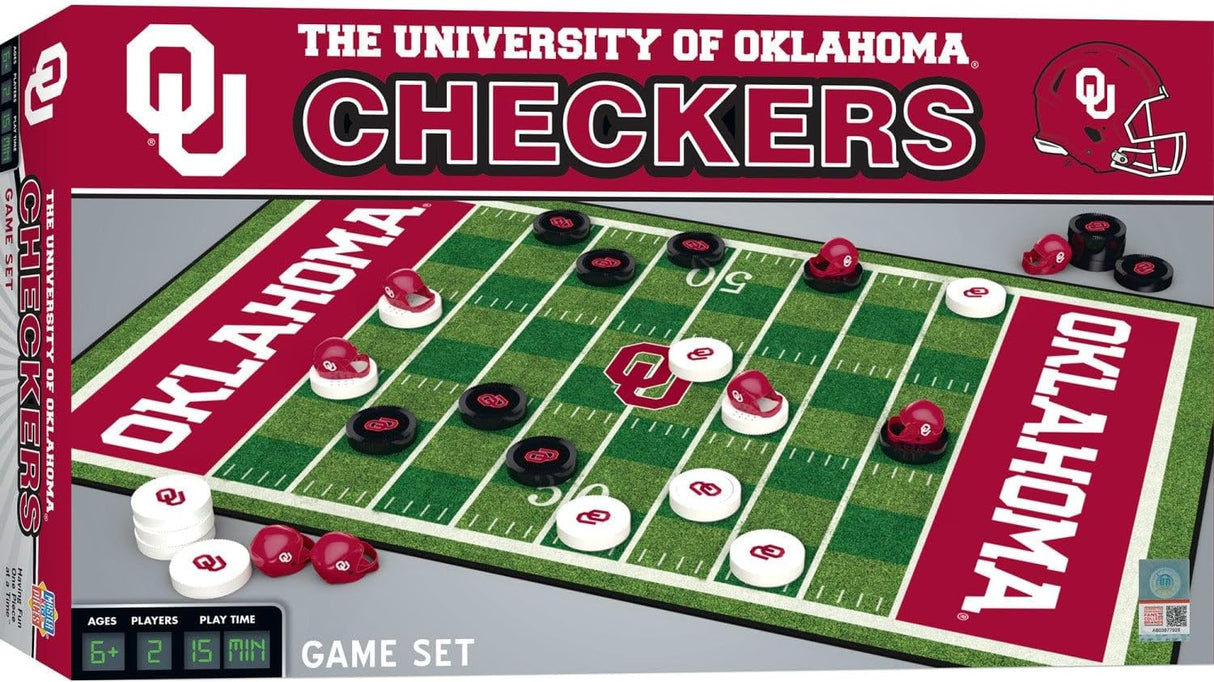 Juego de Damas NCAA Oklahoma Sooners - MasterPieces 13 x 21