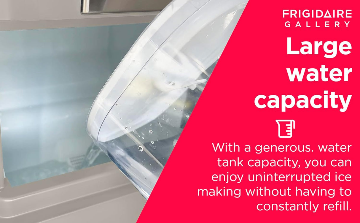 Máquina de Hielo Frigidaire, 44 lbs, Auto Limpieza, 2.0 Gen