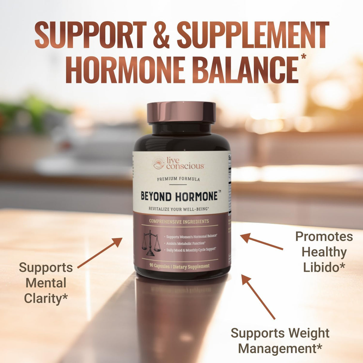 Suplemento Hormona Holistic mio-inositol y D-quiro-inositol