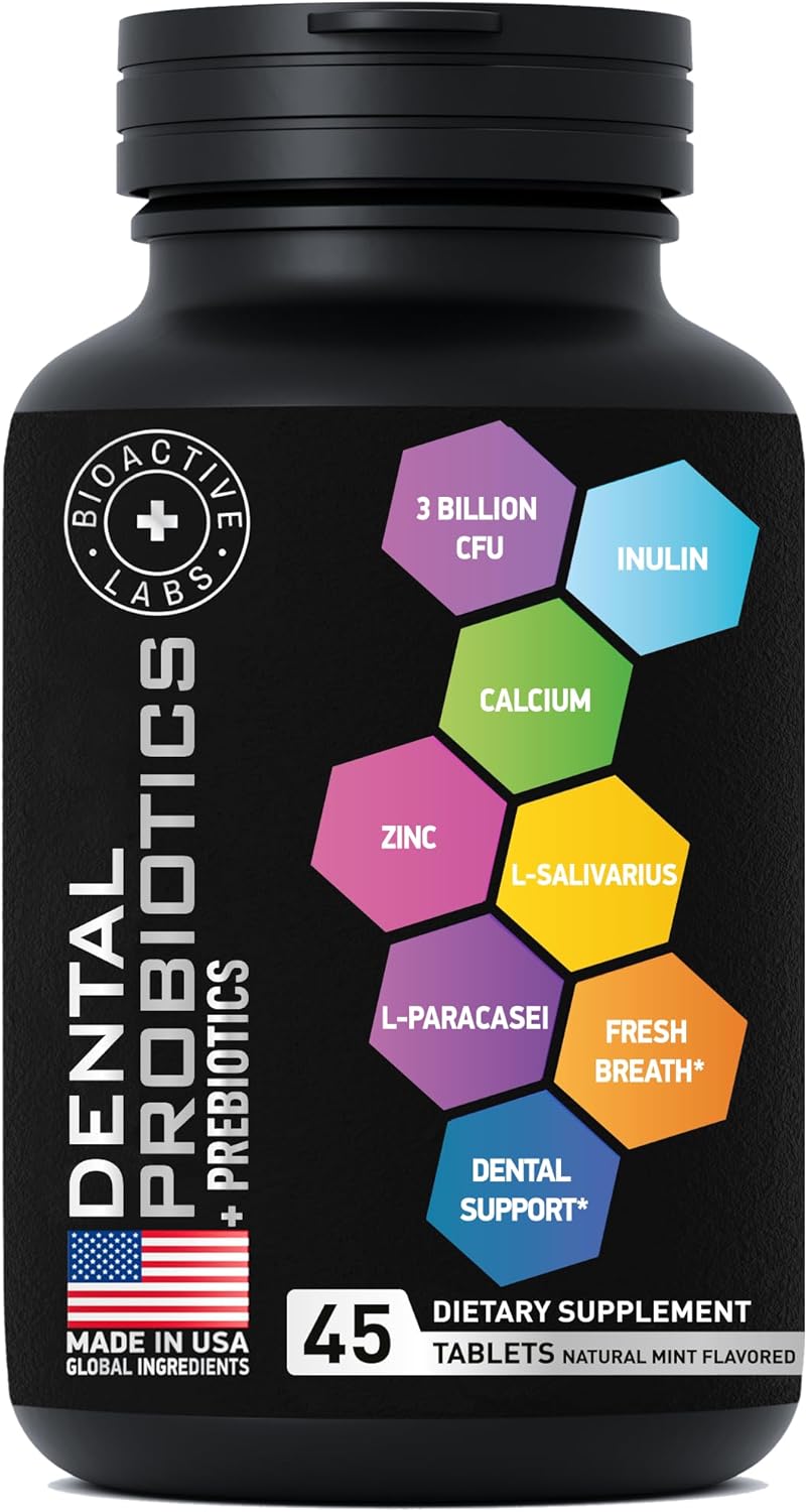 Probióticos Dentales Lactobacillus Salivarius - 45 Tabletas