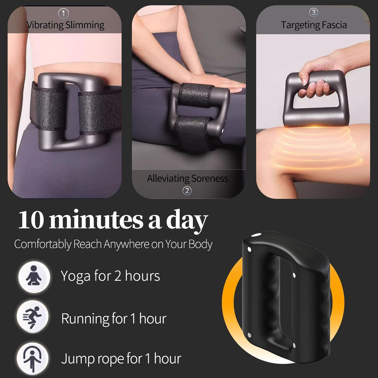 Masajeador Percusivo Inalámbrico, Alivio de Dolor, Mini Gun