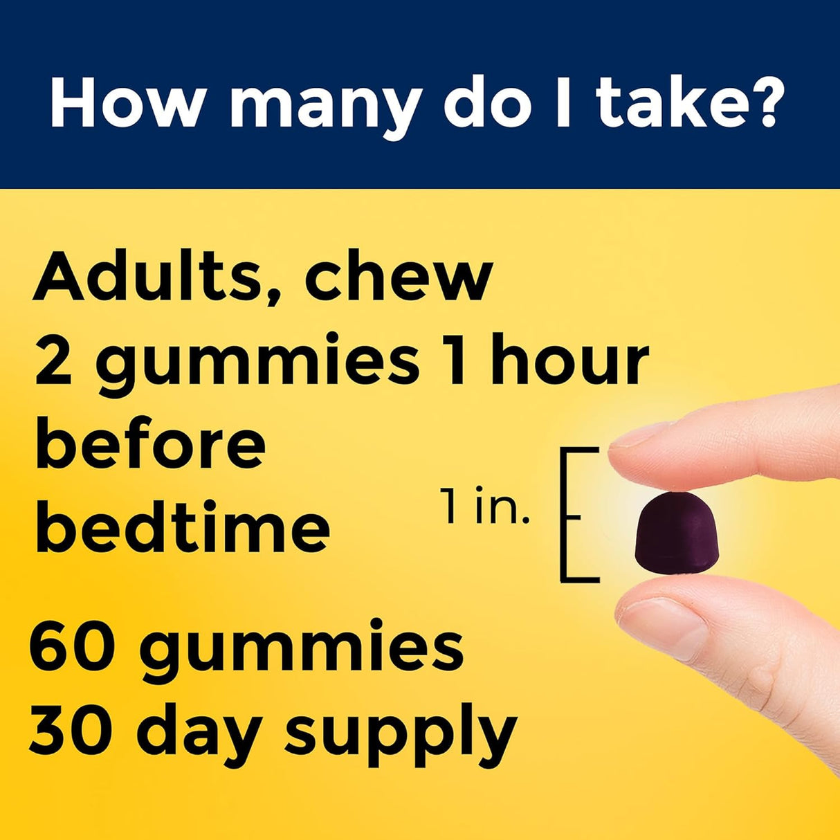 Nature Made Gomitas de ayuda para dormir 100% 10 mg 60 und