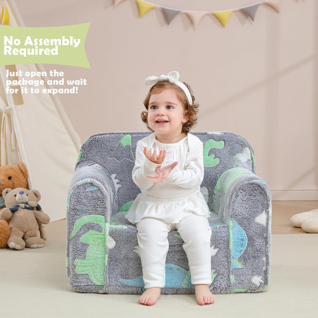 sillón para niños pequeños, sofá para bebés y niños.Kisdsa