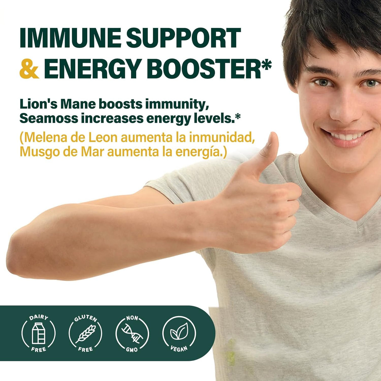 Suplemento melena de León, Equináce para Memoria e Inmunidad