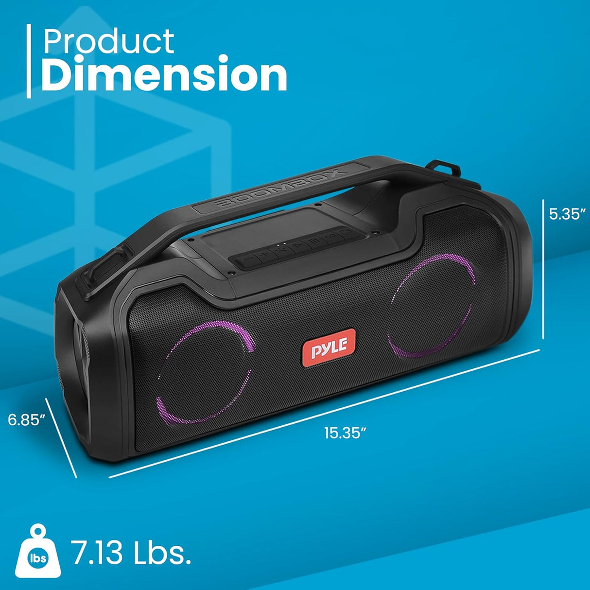 Parlante Portátil inalámbrico portátil PYLE-HOME PSBWP4
