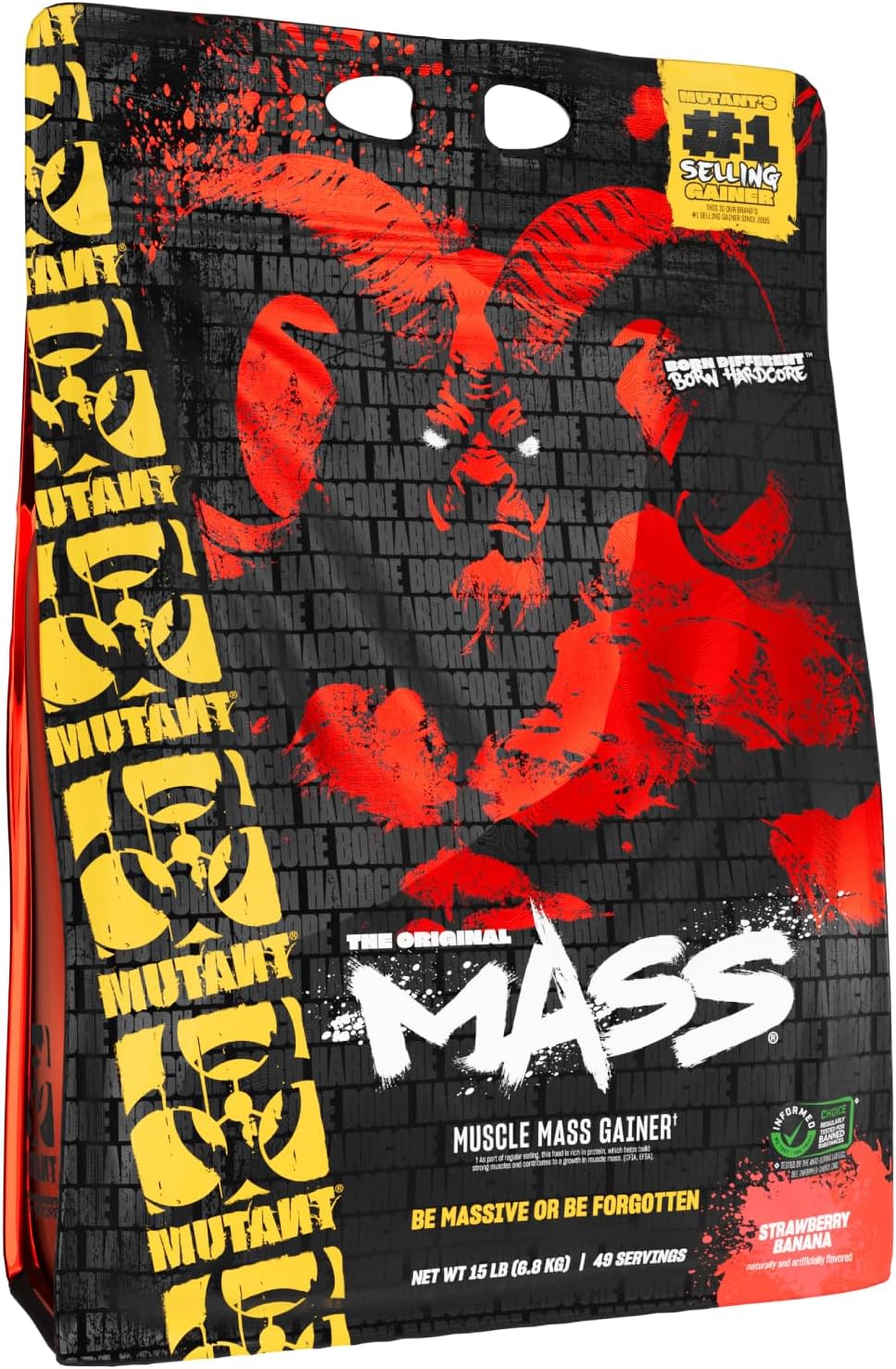 Mutant Mass Suplemento de Ganancia de Peso 15 lb