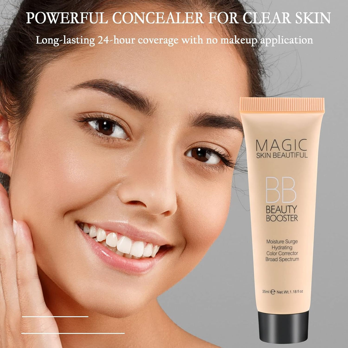 Cuidado Facial Crema hidratante B, base y corrector