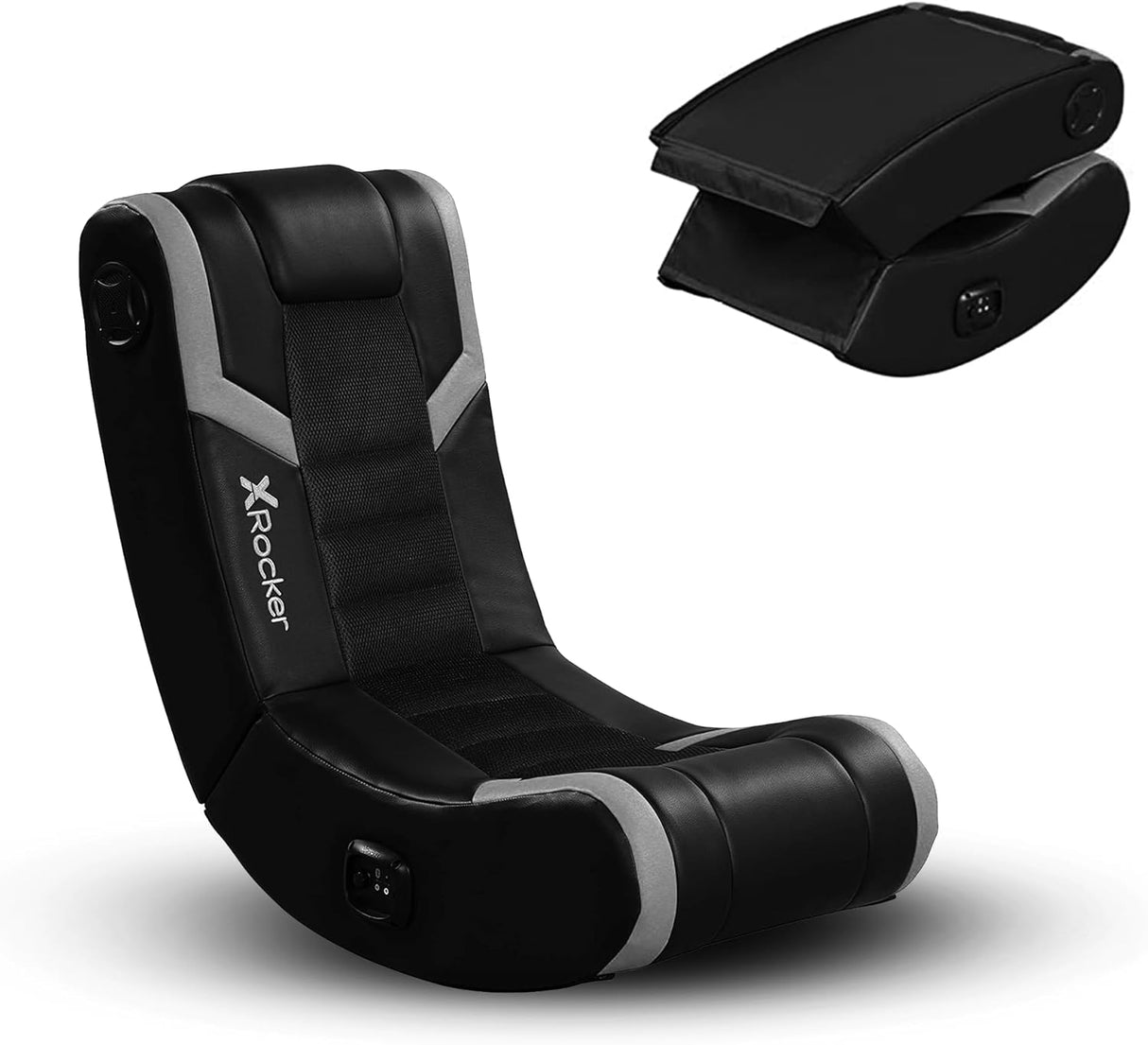 Silla Gamer mecedora con altavoces Bluetooth X Rocker