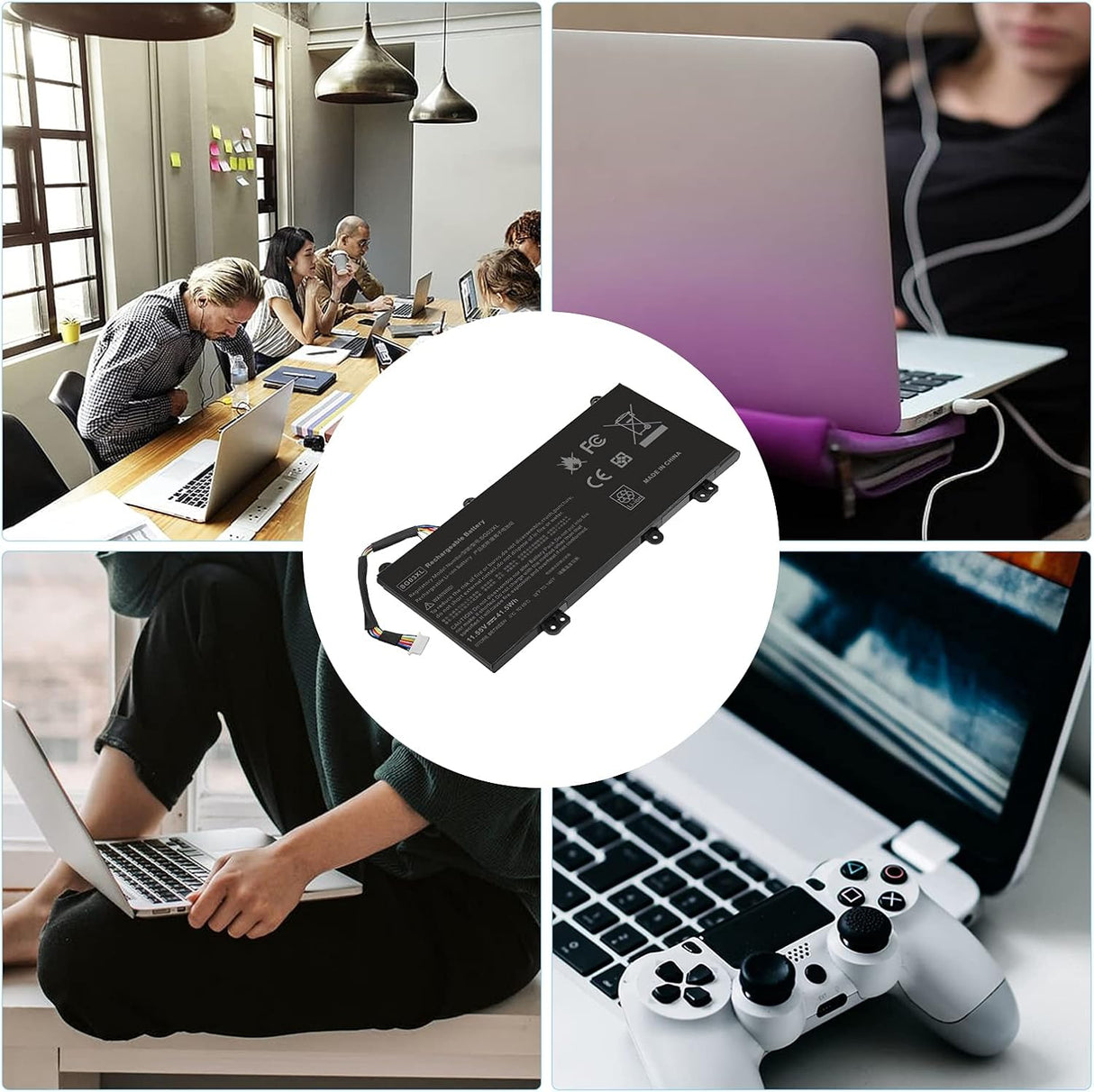 Batería SG03XL para Laptop, 17.3", Modelos HP Envy y HSTNN