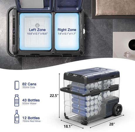 BODEGA COOLER Refrigerador de coche de 12 voltios