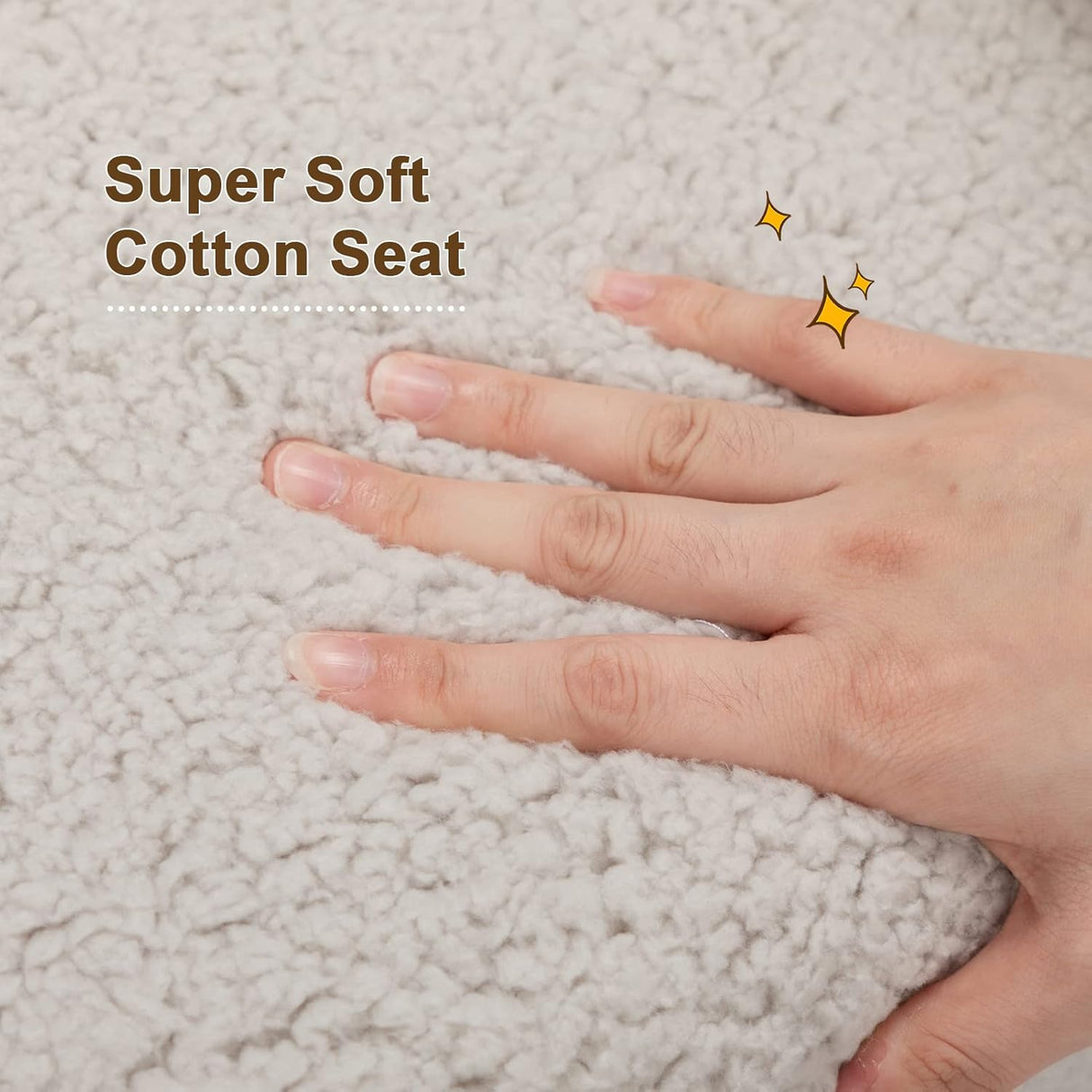 sofá de lectura Sherpa individual, color gris.ALIMORDEN