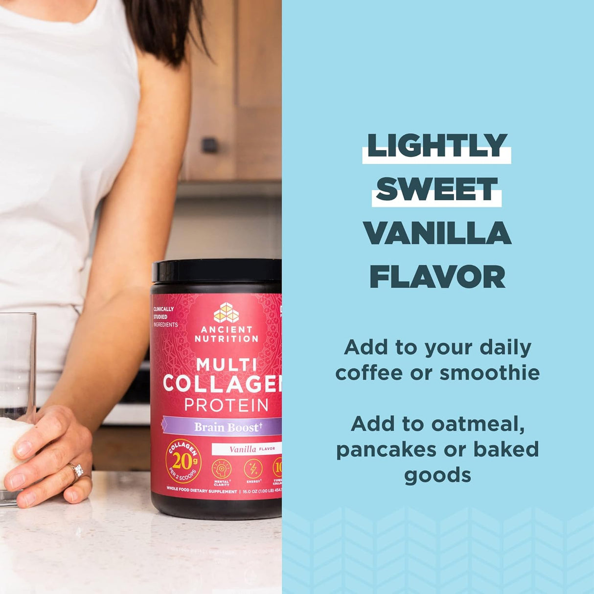 Proteína de Colágeno en Polvo, Péptidos Hidrolizados 45 Por