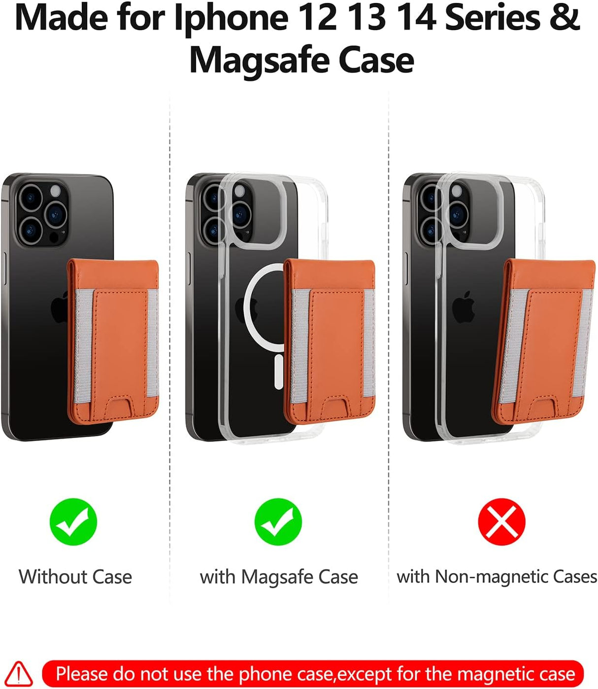 Cartera magnética 2 en 1, cartera iPhone 14 Pro Max