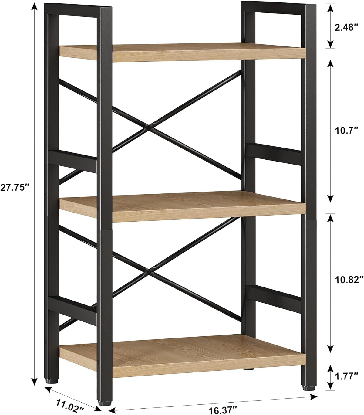 Estantería Industrial de 3 Niveles Homeiju, Modelo D29873033