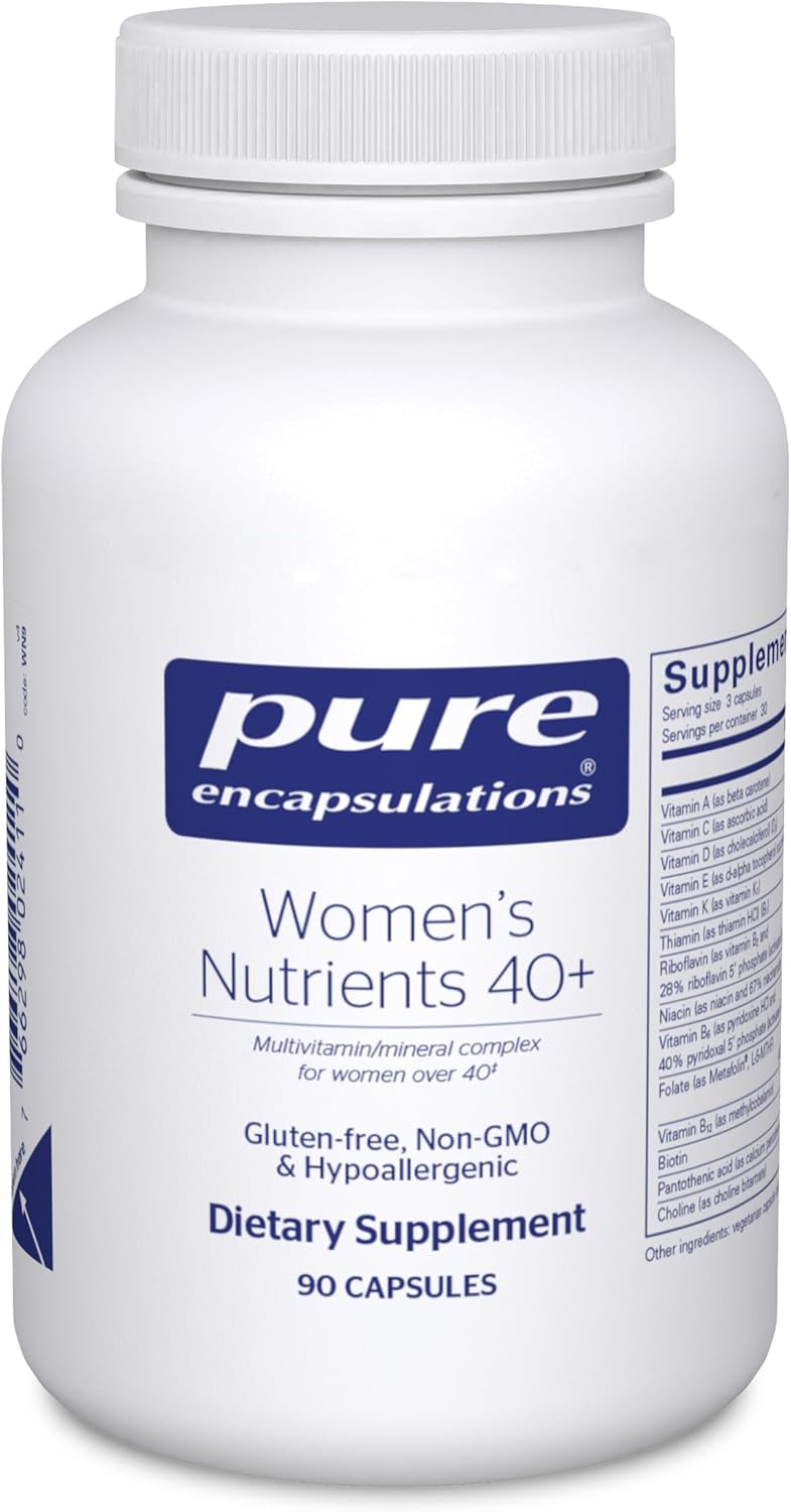 Multivitamínico Mujer 40+ Pure Encapsulations - 90 Cápsulas
