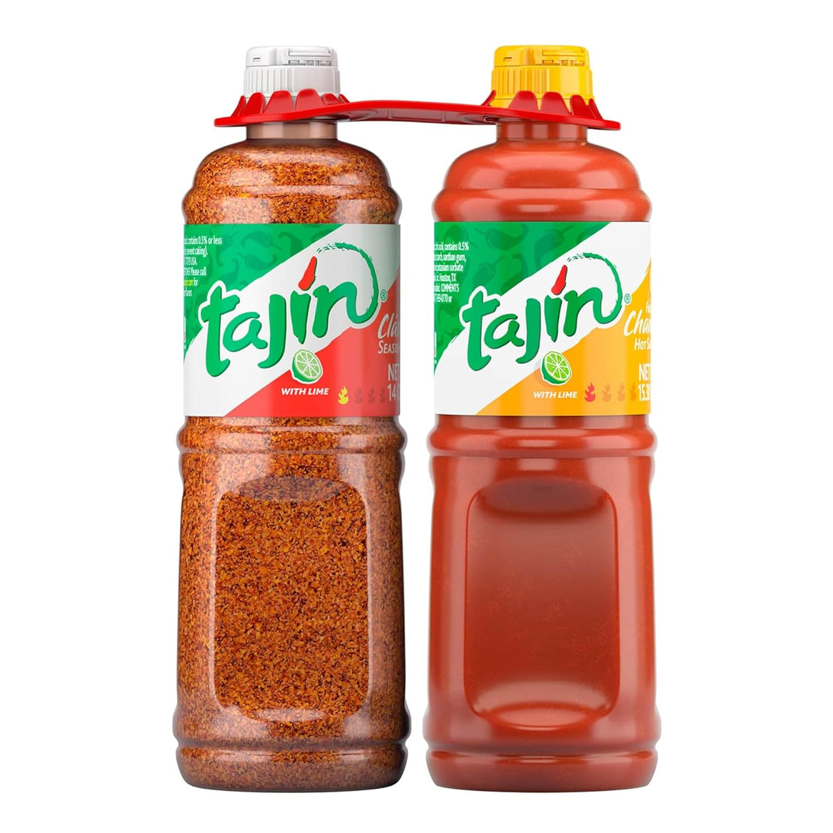 Condimento Tajín Clásico 14oz y Salsa Fruity Chamoy 15.38oz