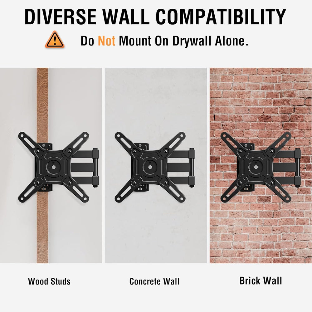 Soporte de Pared ELIVED para TV 14-42, Inclinable y Giratorio