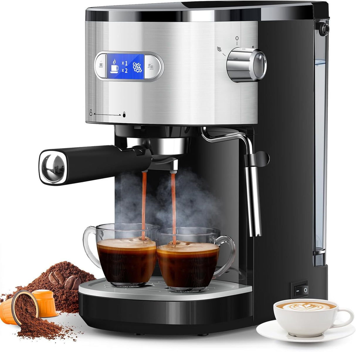 Máquina de café expreso de 20 bares CM8054 COWSAR