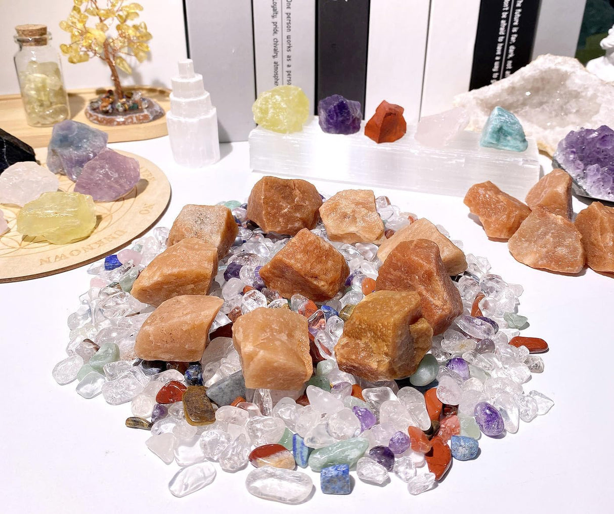 Cristales Naturales de Aventurina Roja para Decoración 0.8-1.2