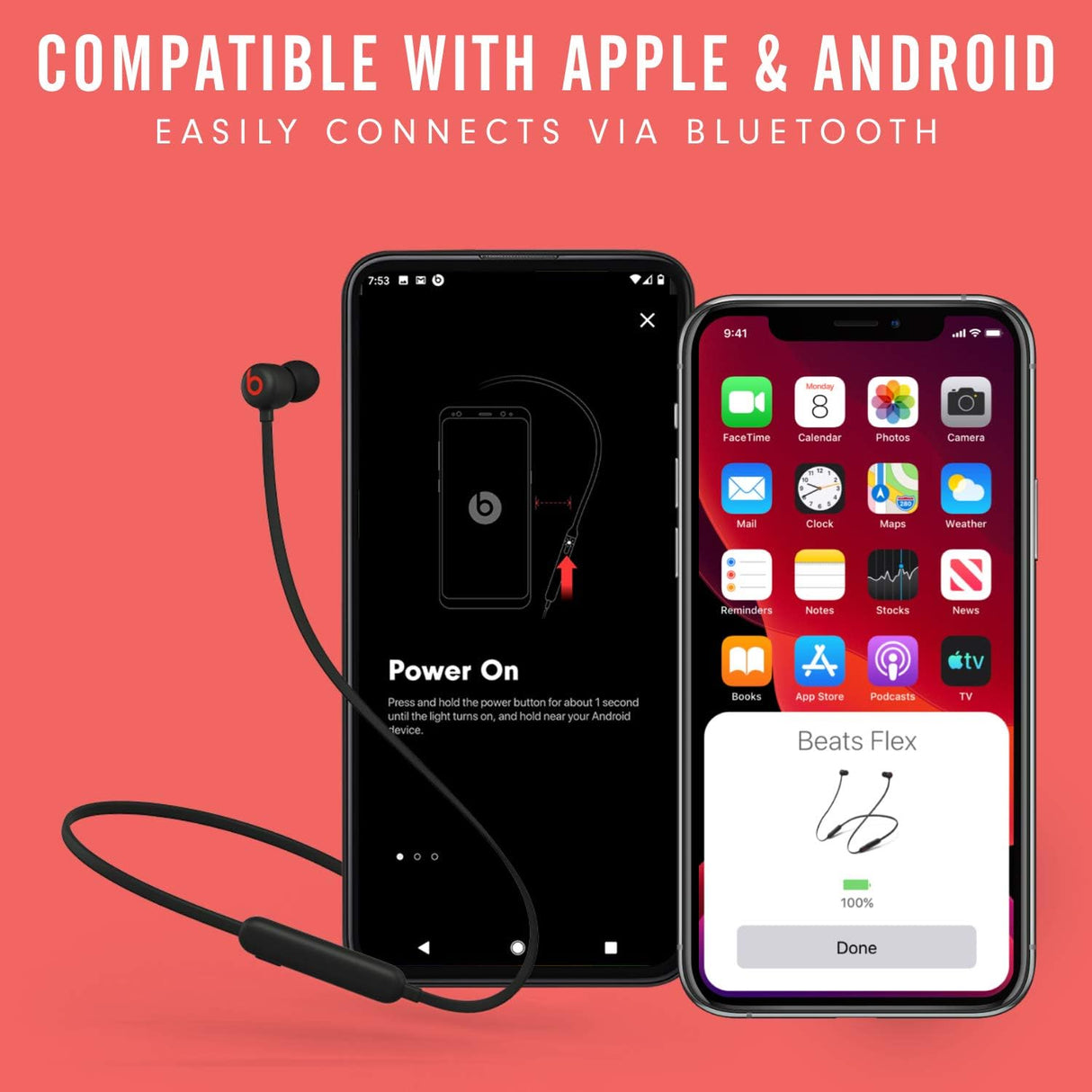 Audífonos Inalámbricos Beats Flex - Apple W1, 12h de batería