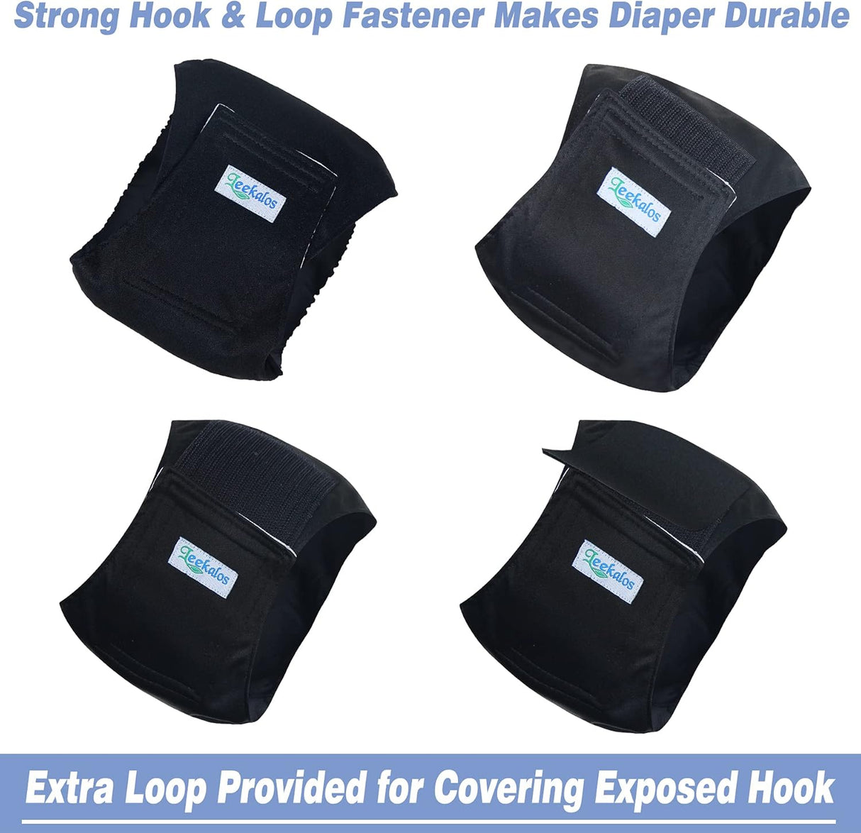 Leekalos Pañales para perros machos de alta absorción