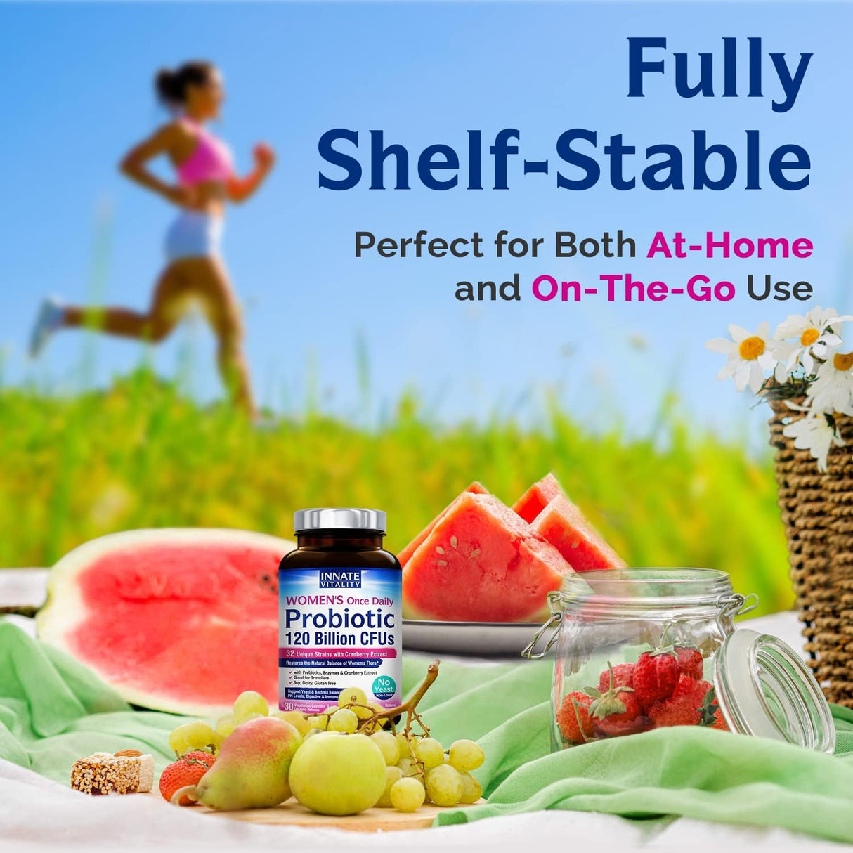 Probióticos para Mujeres con 32 Cepas y Arándano