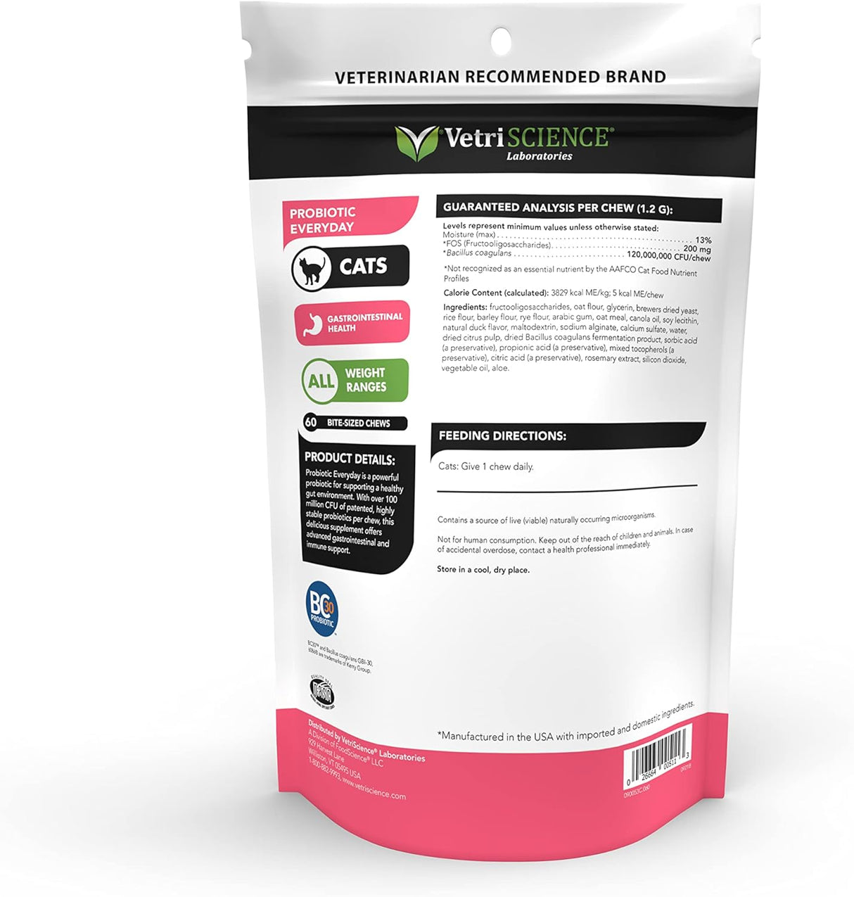 Suplementos Probiótico diario para gatos