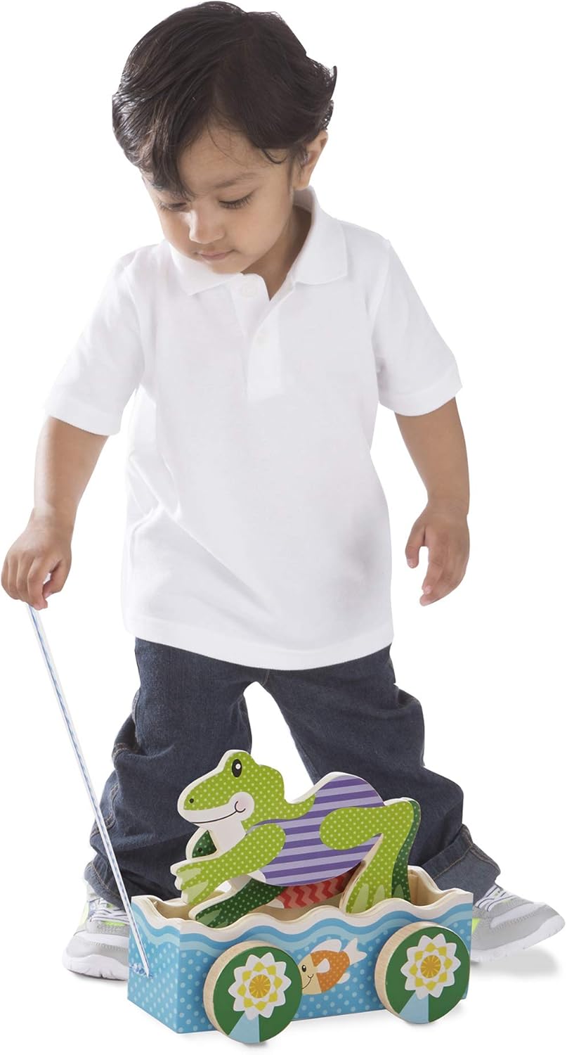 Juguete de arrastre ranas amigables - Melissa & Doug - FIRST PLAY