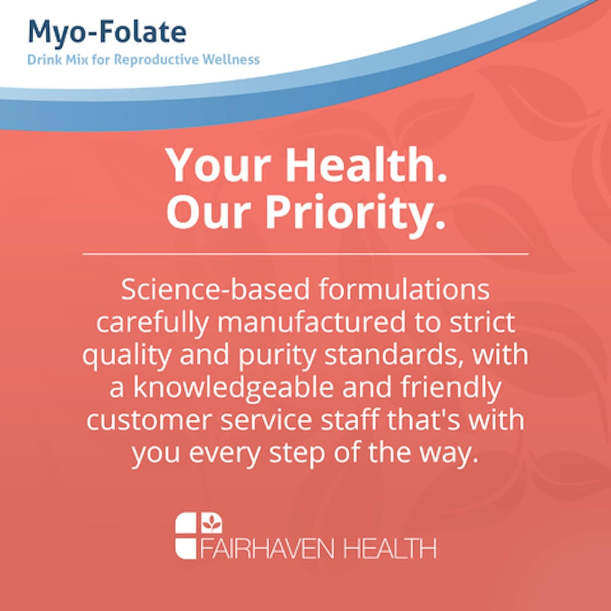 Suplemento Fairhaven Health Myo-Folato en polvo para mujeres