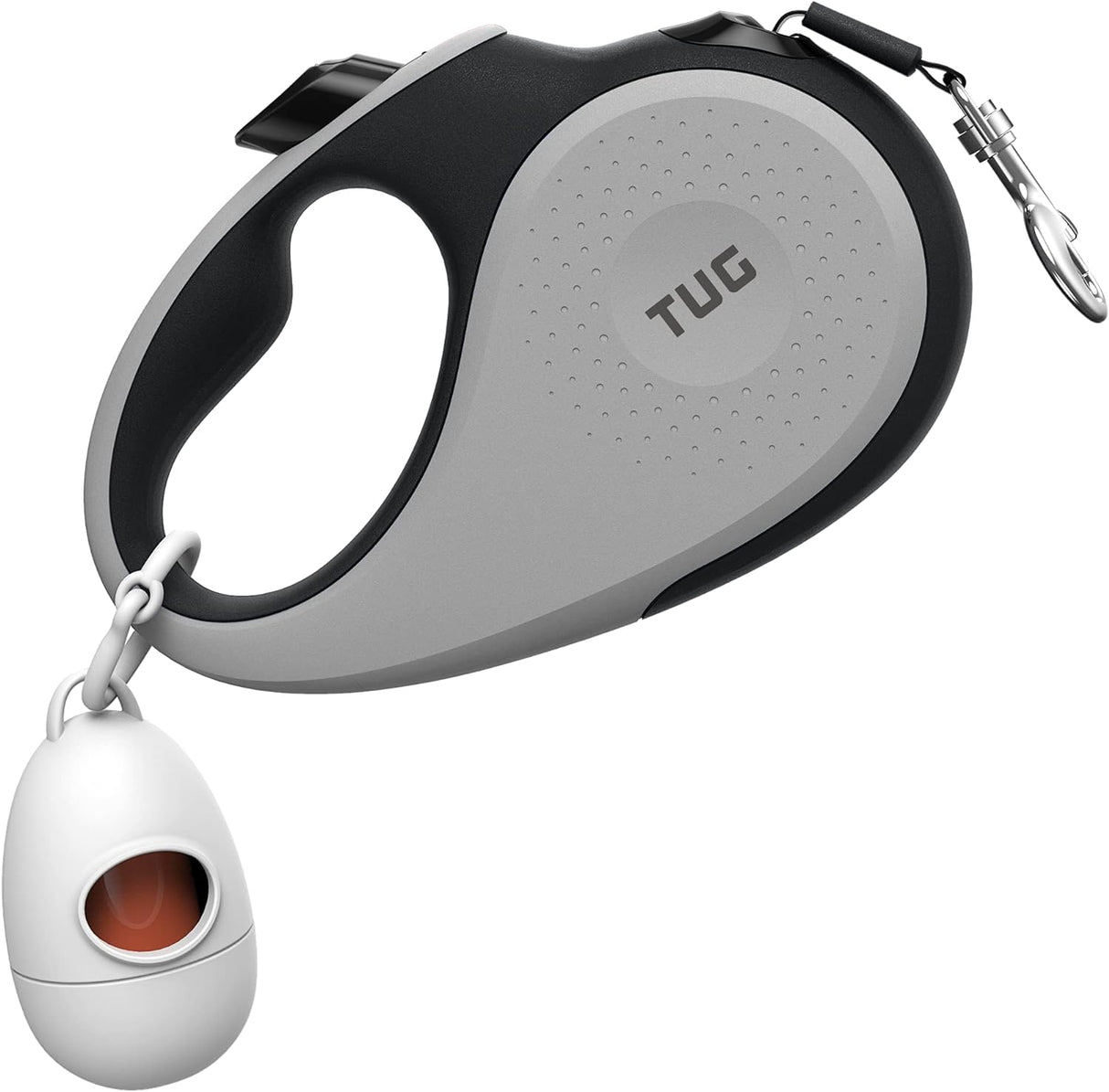 Correa retráctil para perro de 360°, Gris-Negro TUG