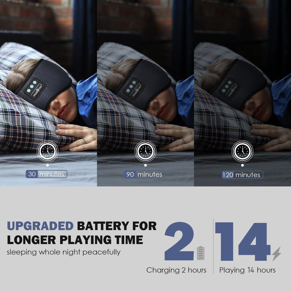 Auriculares Bluetooth para dormir MUSICOZY con ruido blanco 3D