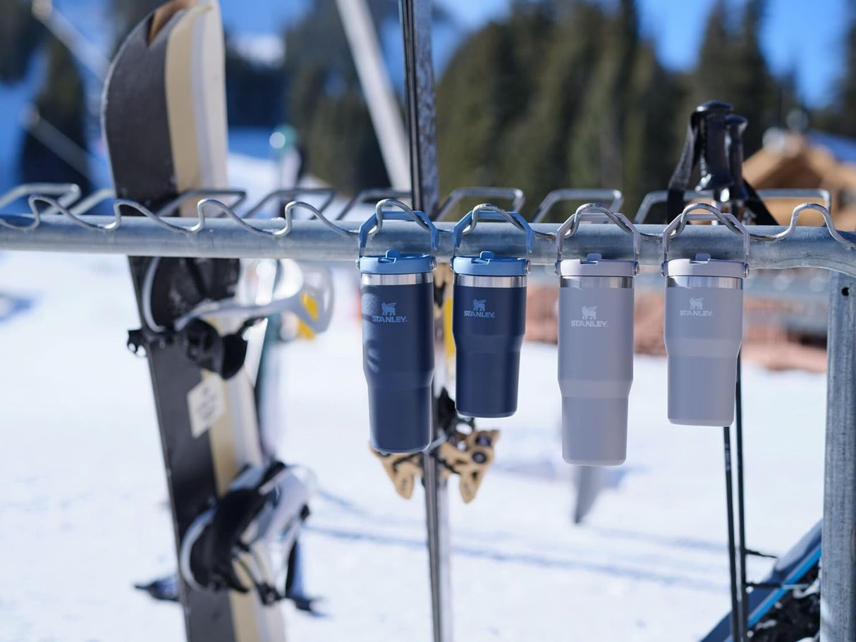 Vaso de Acero Inoxidable con Popote, Modelo IceFlow