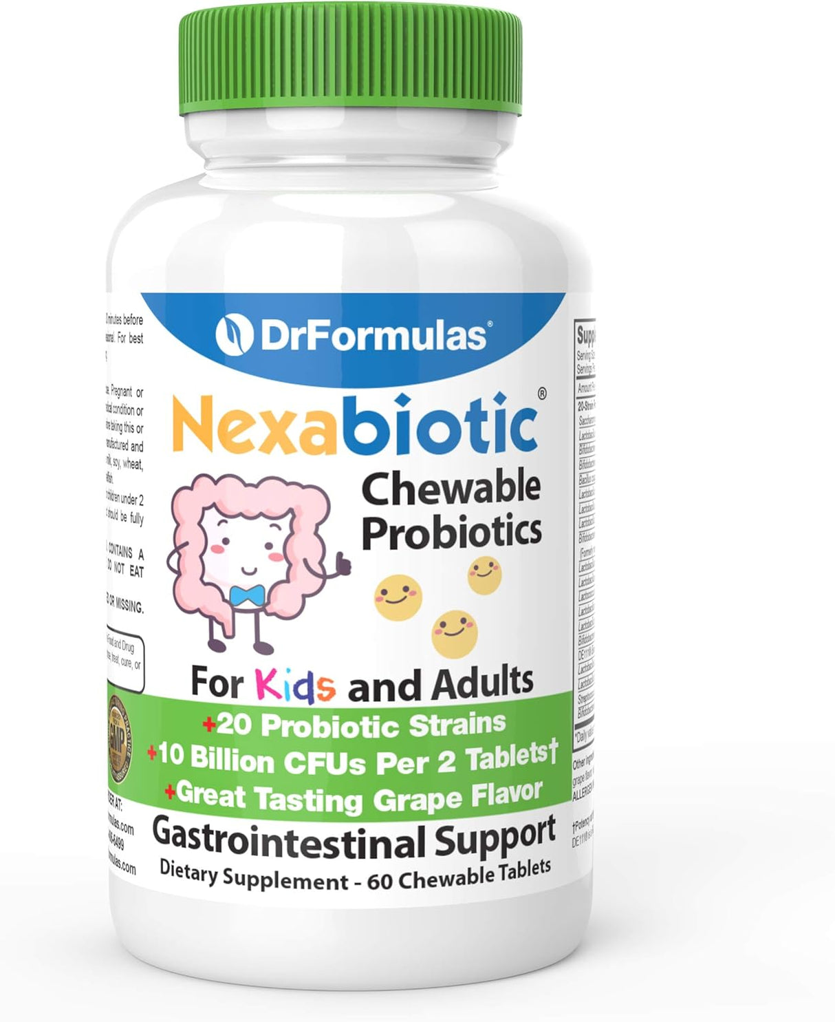 Formulas Chewable Probióticos para Niños y Adultos | DrFormulas 60 Chews