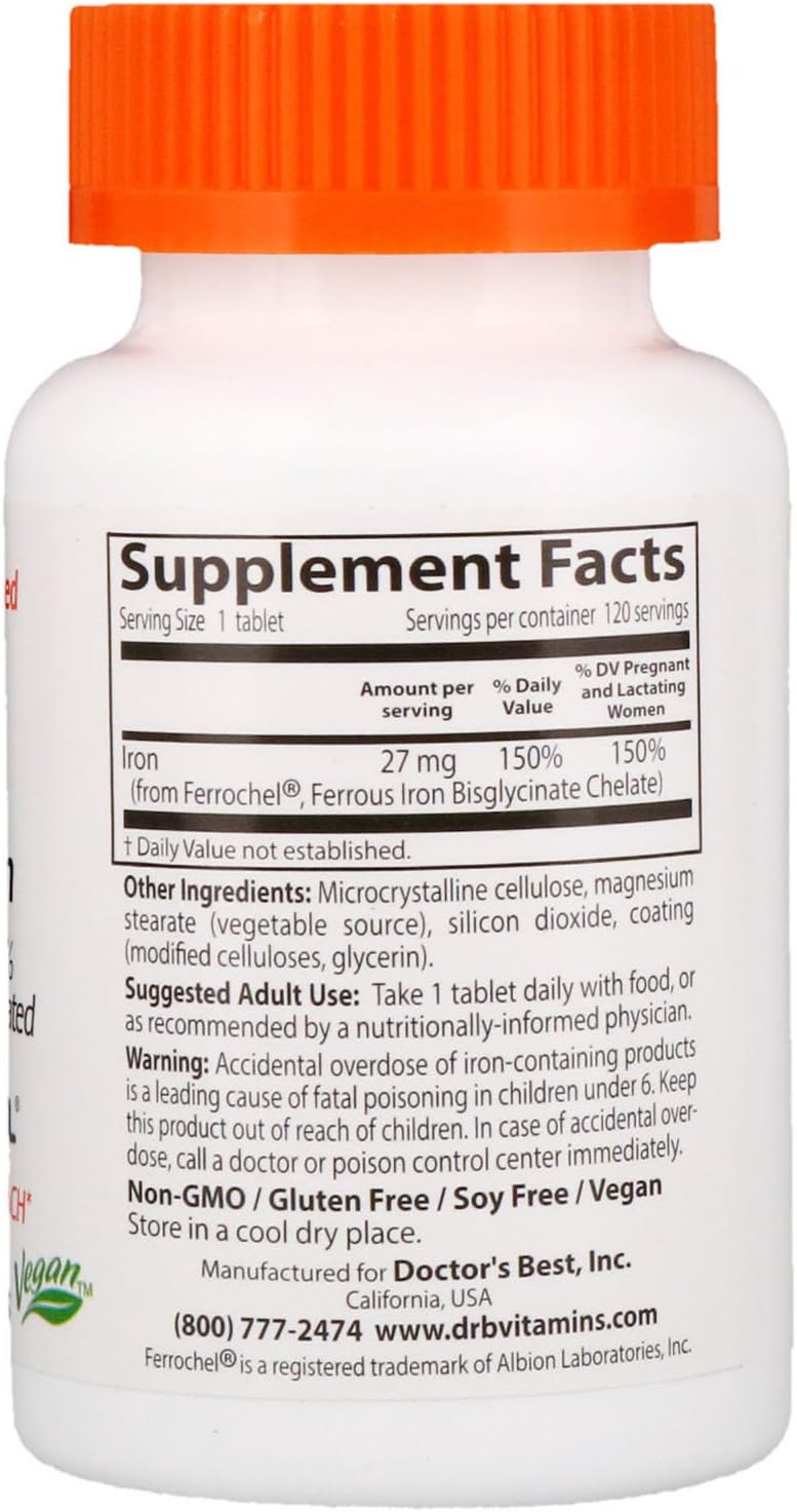 Suplemento Absorption Iron Tablet with Ferrochel Blood