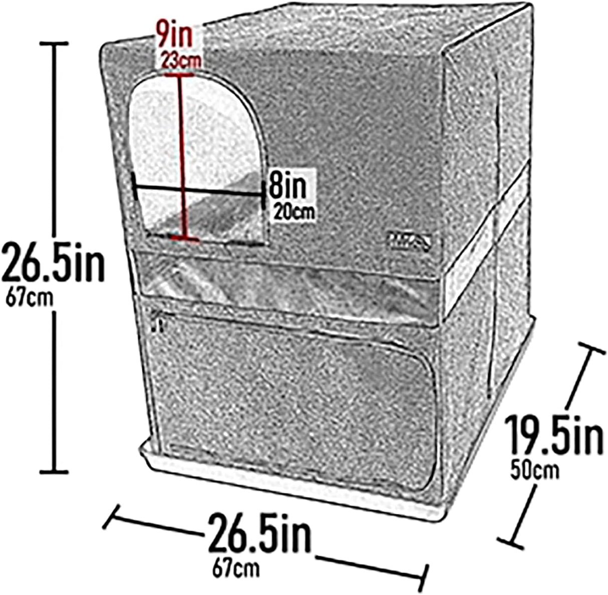 Transportador para gatos con alfombrilla PG4619ESCU Pet Gear