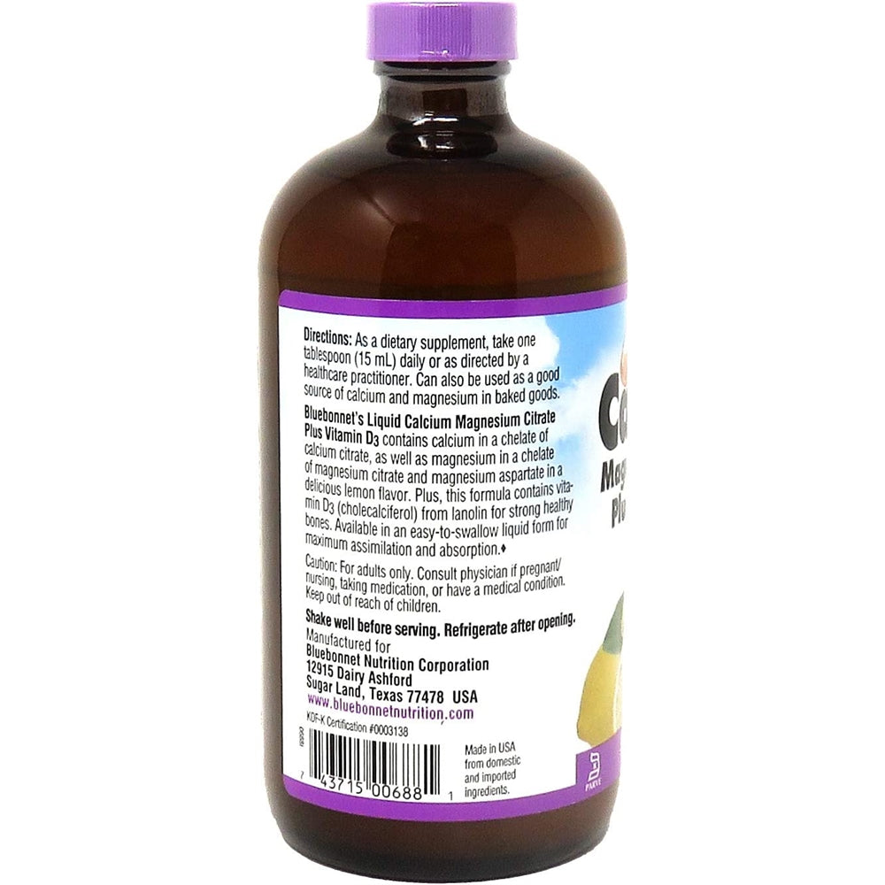 citrato de magnesio de calcio líquido con vitaminas D