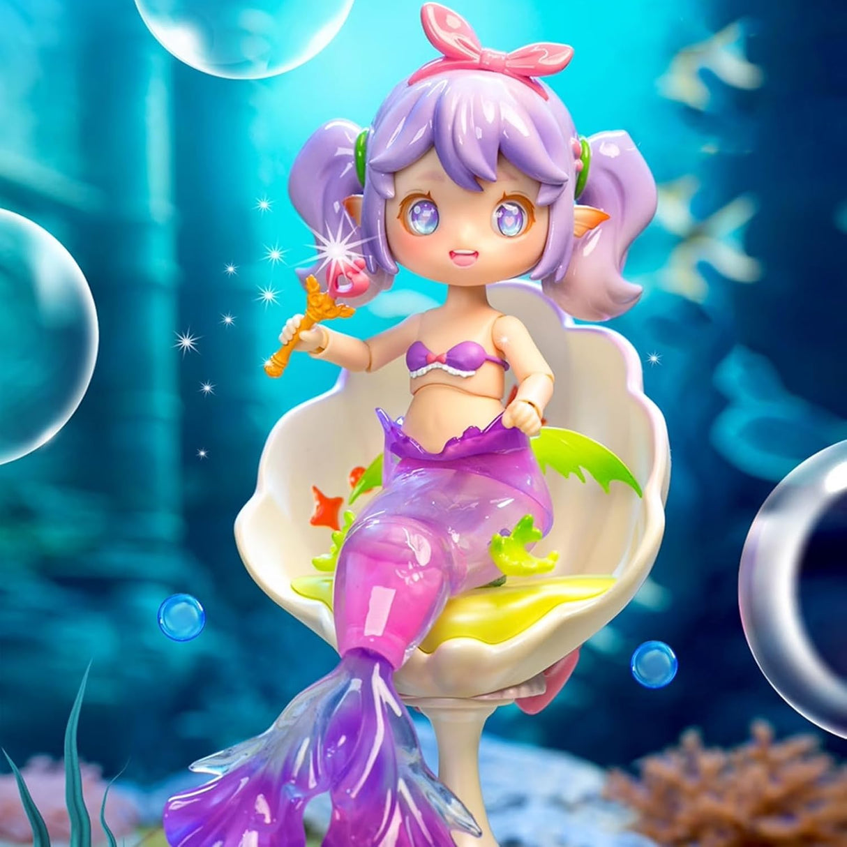 Muñeca BJD Kawaii, Yunlai, serie sirena, Island-1pack