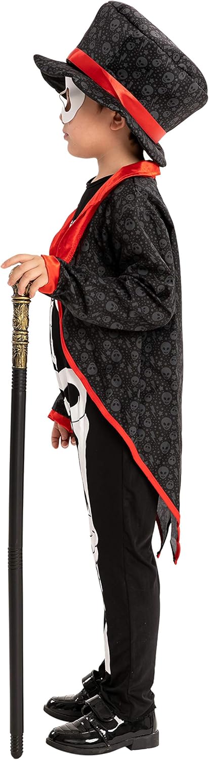 Disfraz de Esqueleto Brillante, Spooktacular Creations, Infantil