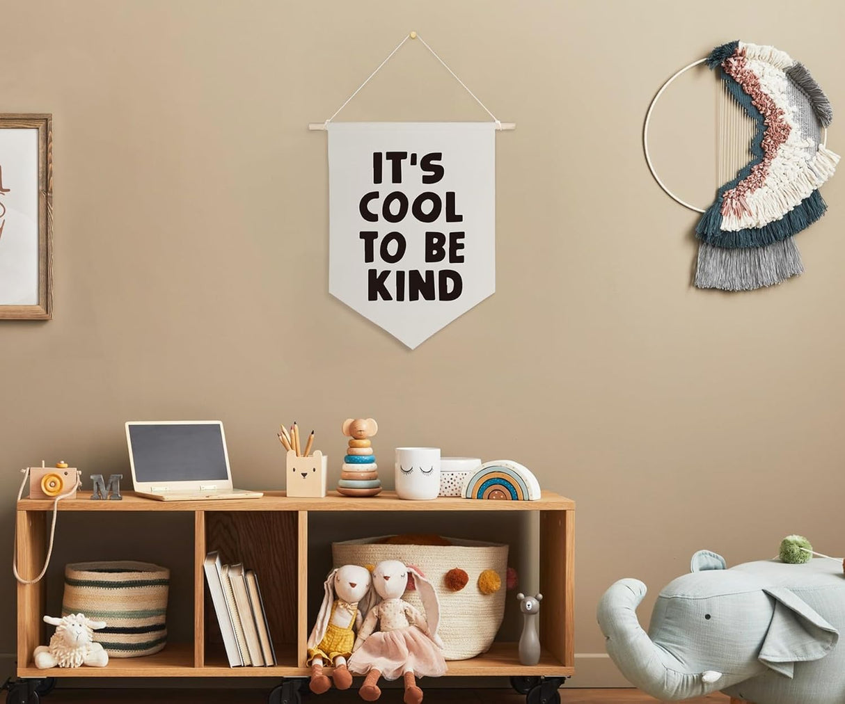 Bandera Decorativa Infantil: Es Genial Ser Amable