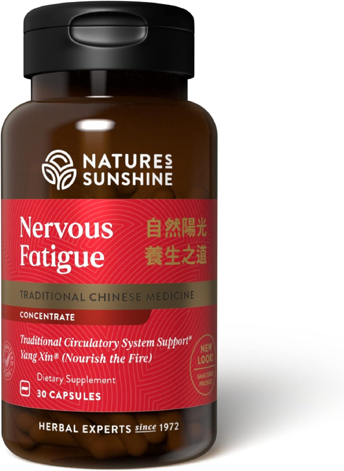 Natures Sunshine Concentrado de fatiga nerviosa TCM 30u