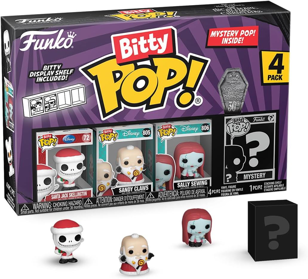 Figuras Coleccionables Funko Bitty Pop! - Pesadilla antes de Navidad