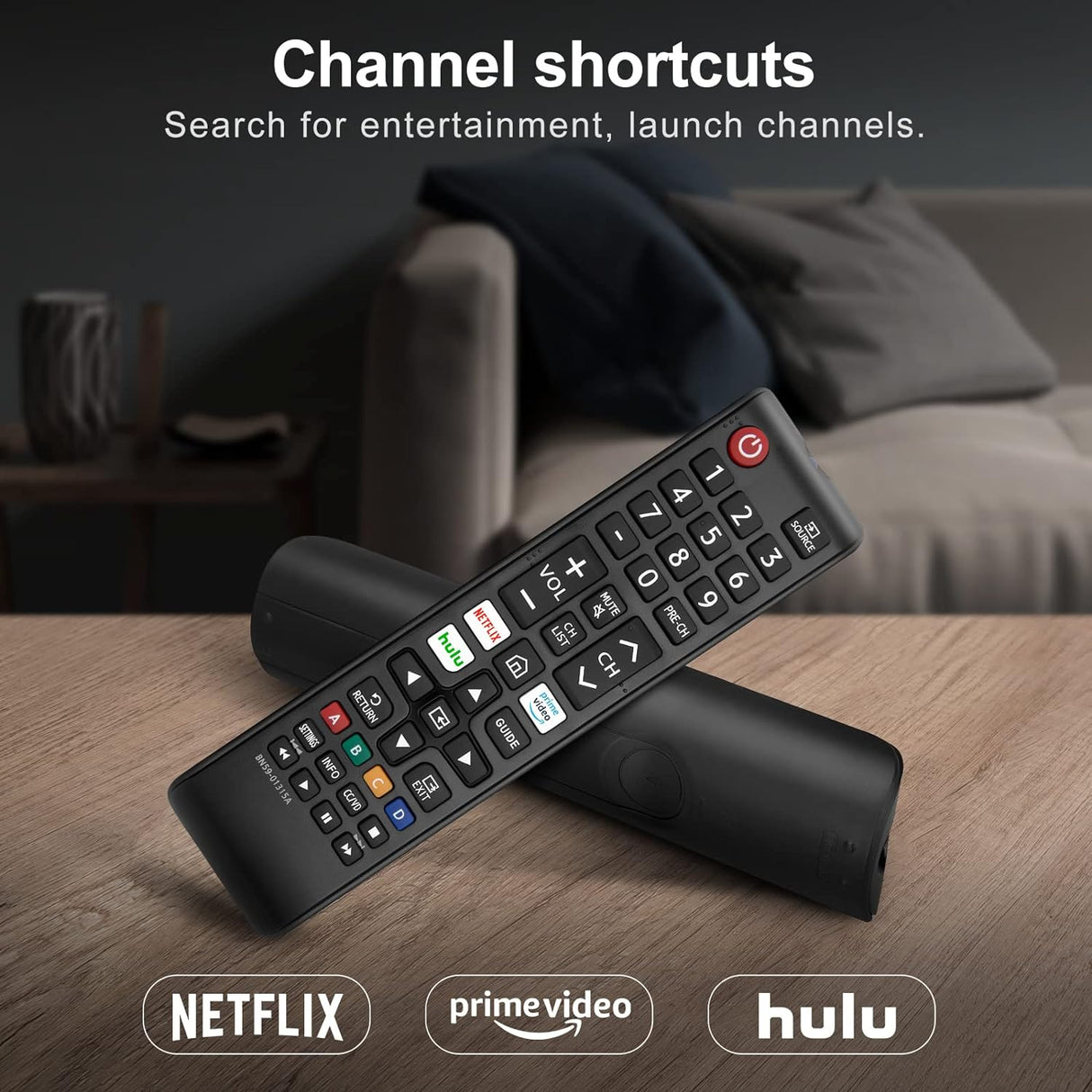 Control remoto universal Samsung para TV Smart y LED.