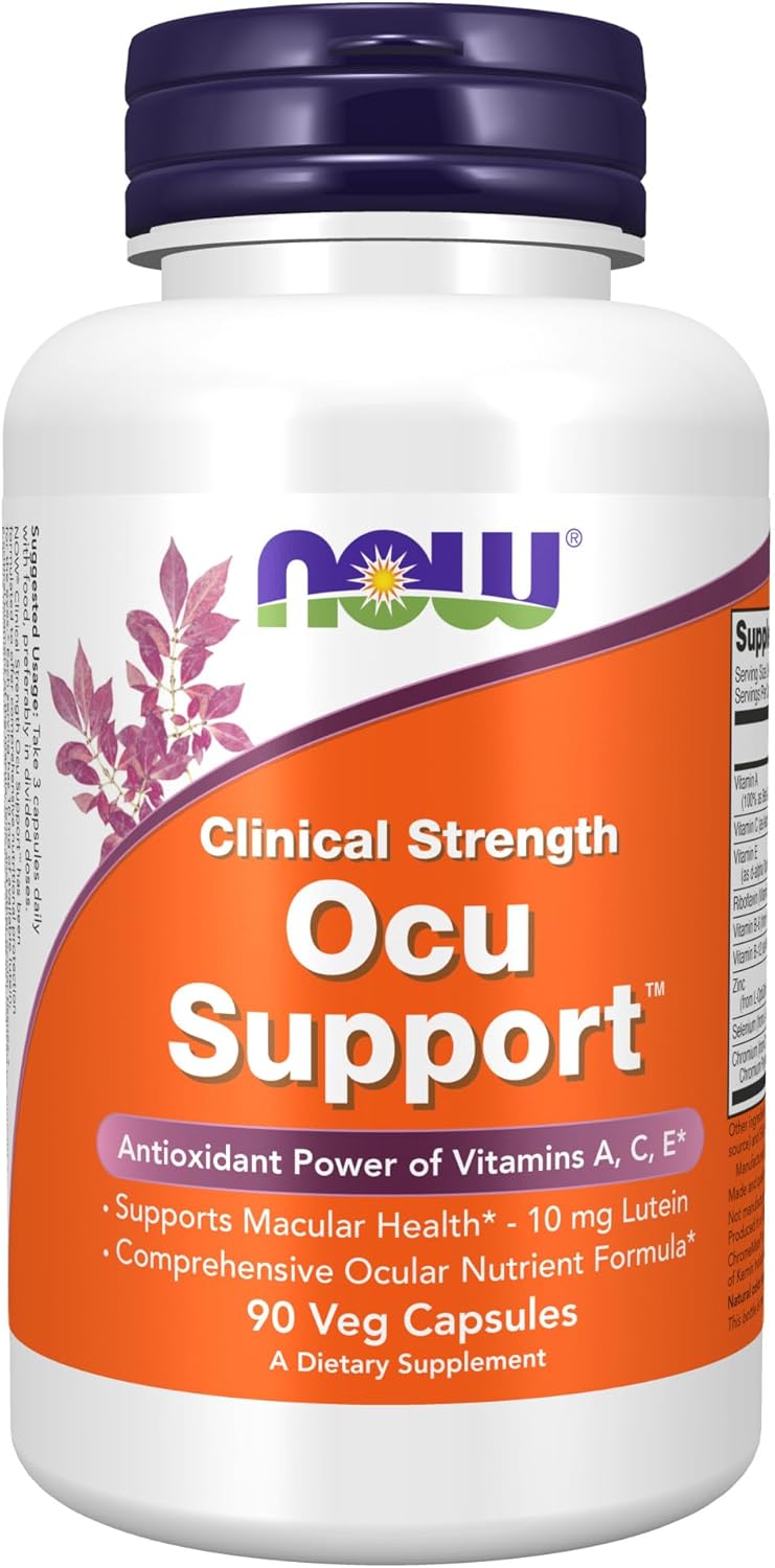 Suplemento NOW Ocu Support™ con luteína FloraGLO 90 cáp
