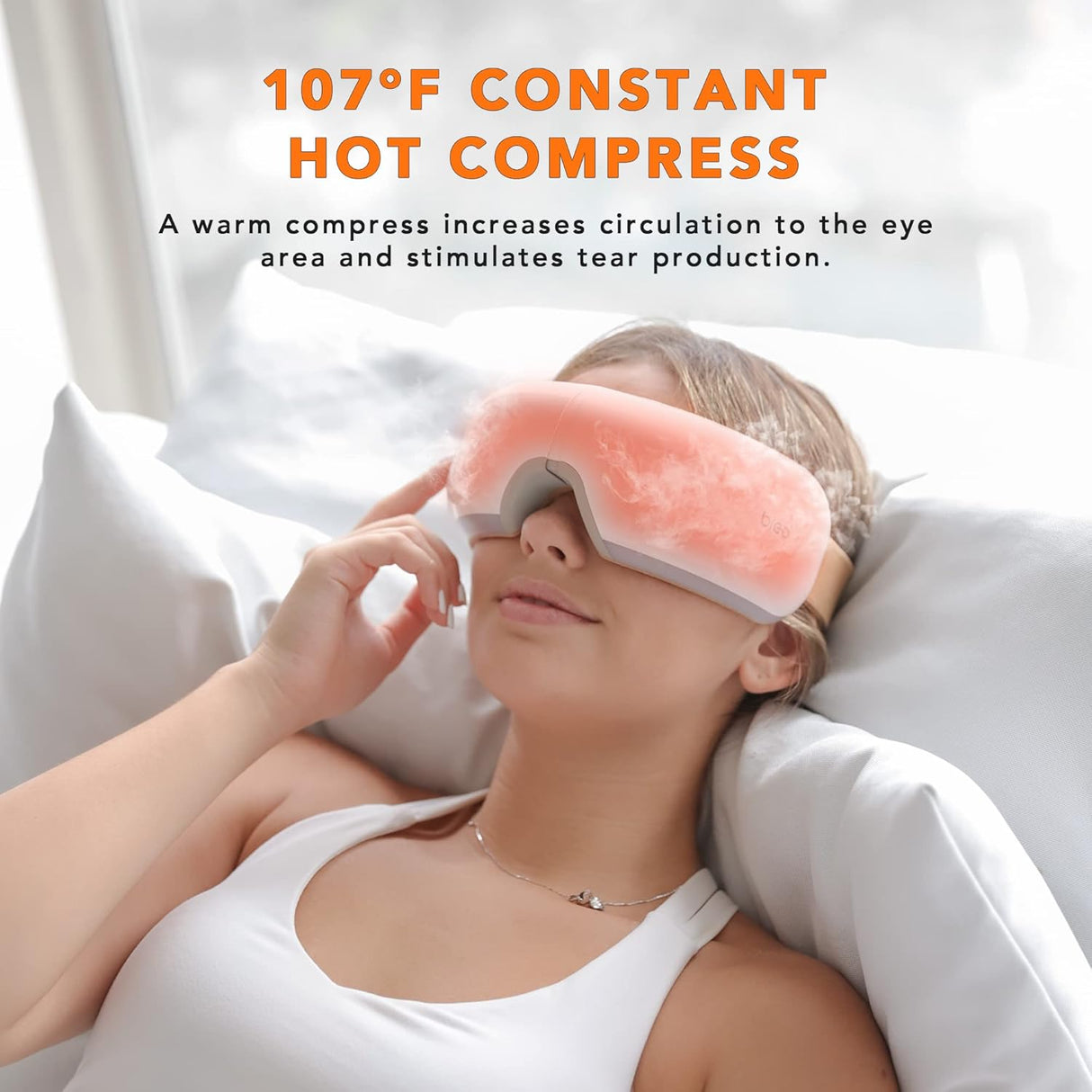 Masajeador de ojos Breo iSee4, eléctrico, con calor, relajación